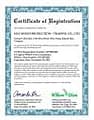 FDA Certificate - HUCAFOOD PRODUCTION - TRADING CO., LTD.